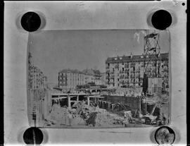 Genève, avenue de la Jonction : chantier de l’usine Gardy