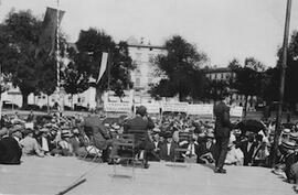 [Genève: manifestation de soutien à Sacco et Vanzetti, plaine de Plainpalais]