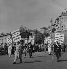 [Genève: manifestation du 1er Mai 1958]