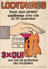 Locataires - 3 x oui - aux lois de protection des locataires