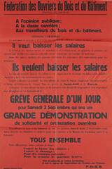 Grève générale d'un jour - Grande démonstration