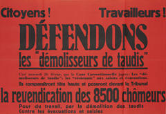 Défendons les "démolisseurs de taudis"