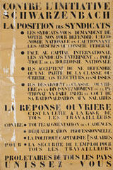 Contre l'initiative Schwarzenbach